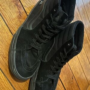 Black Vans High-Top Men's Shoes